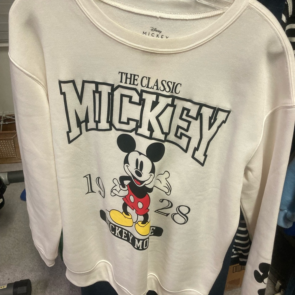 Disney Classic Mickey White Sweater